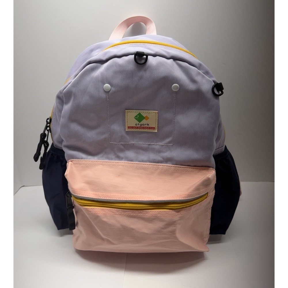 Atgark Child's Backpack Pink Book‎ Bag Hiking Camp Sports Water Bottle Holder